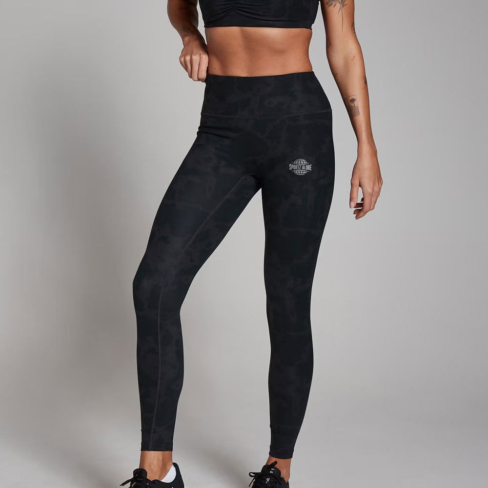 Graphic Training Leggings – Coffee