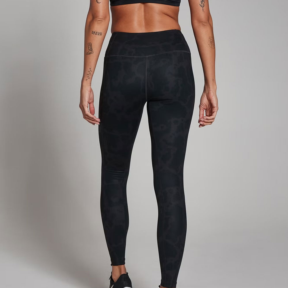 Graphic Training Leggings – Coffee